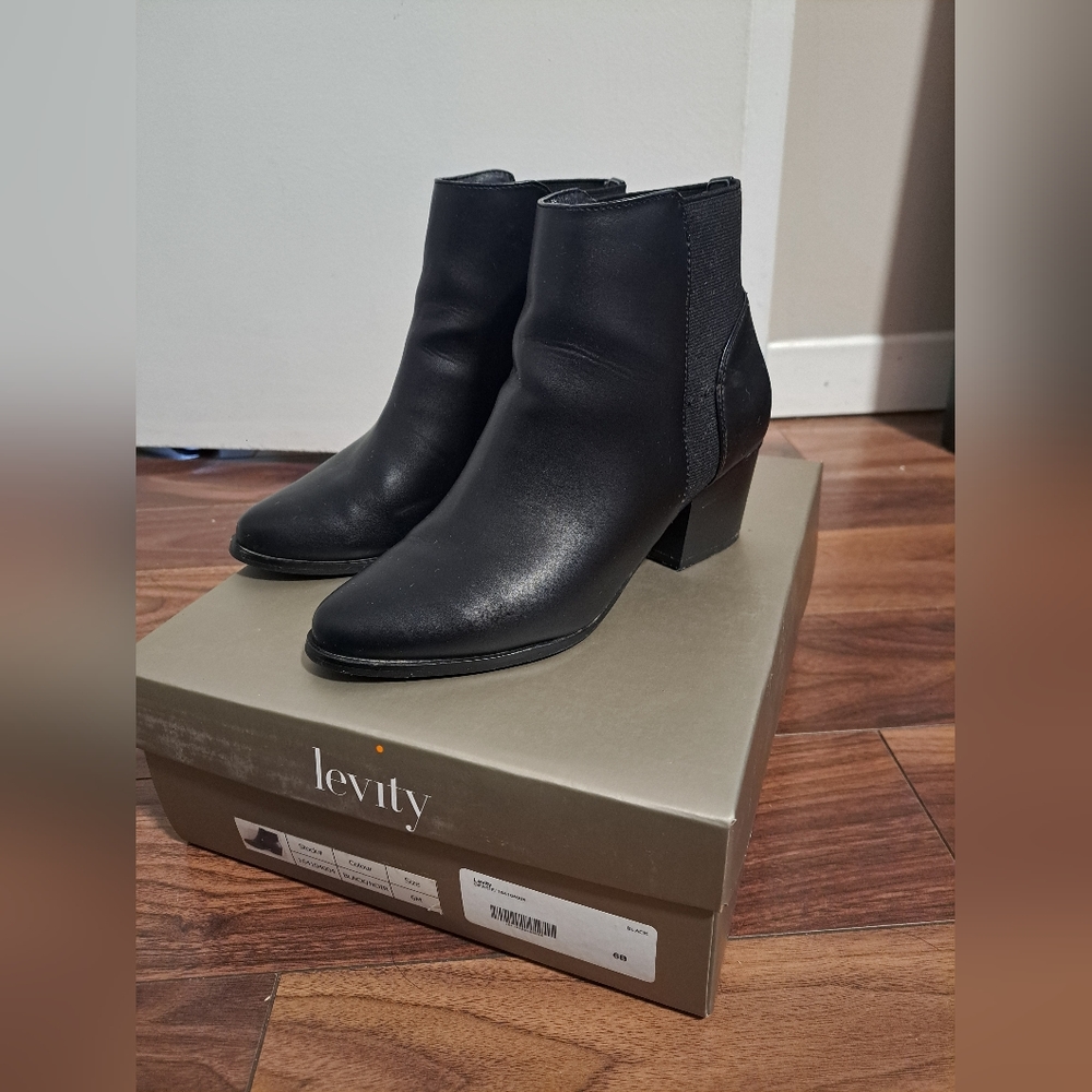 Levity Black Bootie